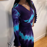 ZAYRA DRESS | VIOLET/BLEU