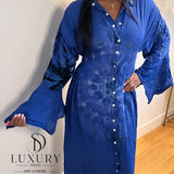HAWA DRESS | BLEU FONCÉ