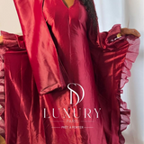 Robe Slay II : Rouge bordeaux