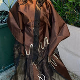 SET NIYA DRESS II | BROWN