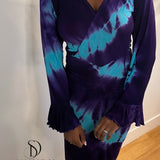 ZAYRA DRESS | VIOLET/BLEU