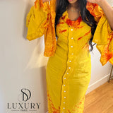 HAWA DRESS | JAUNE/ORANGE