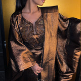 YOLANDA BÙBÙ | BROWN SHINY (sans fente)