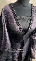 TIWA KIMONO SET | DARK PURPLE