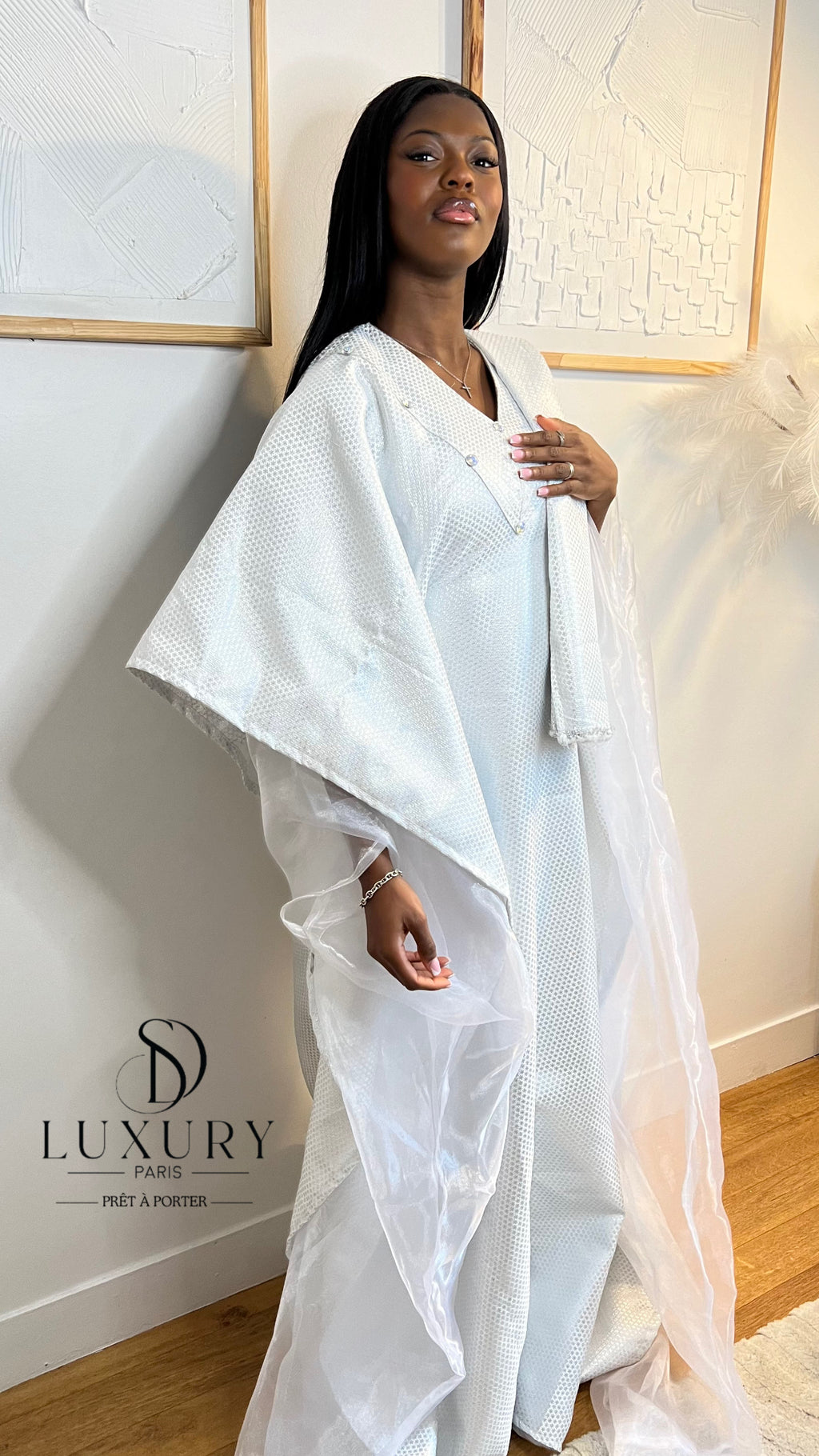 ASHANTI BÙBÙ GRIS/BLANC