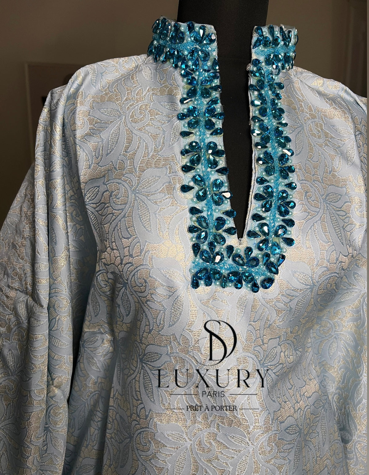 LUXURY BUBU | BLEU/ BEIGE