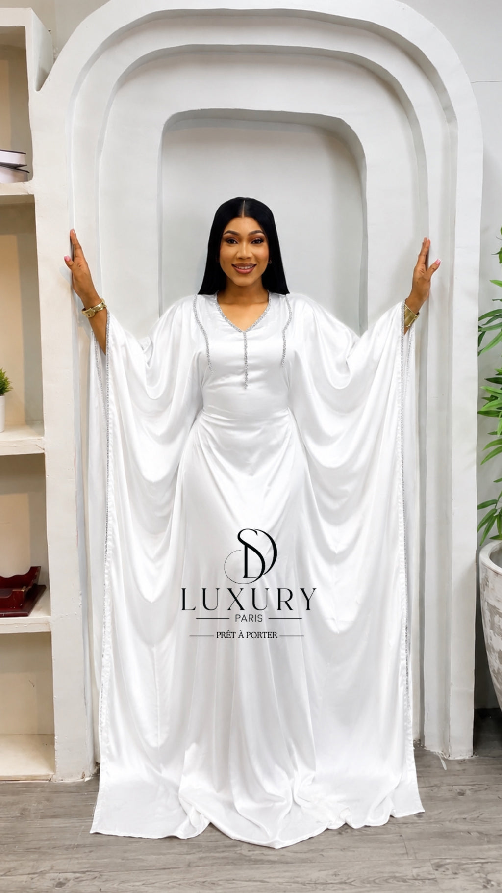 AMANI DRESS | BLANC