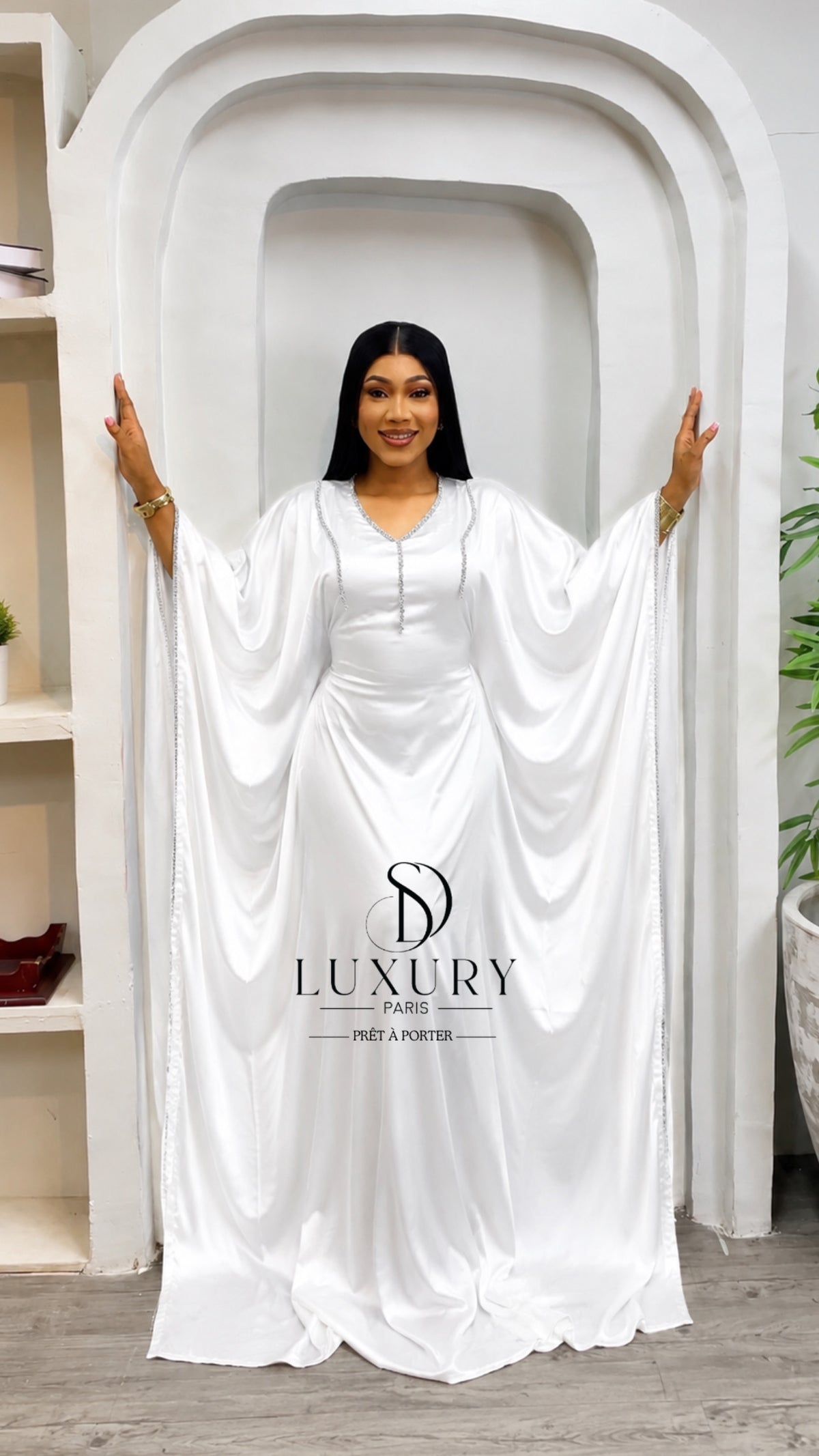 AMANI DRESS | BLANC