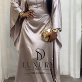 AMANI DRESS / BEIGE ARGENT