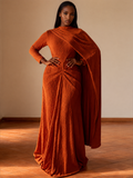 KEISHA DRESS | ORANGE BRÛLÉ