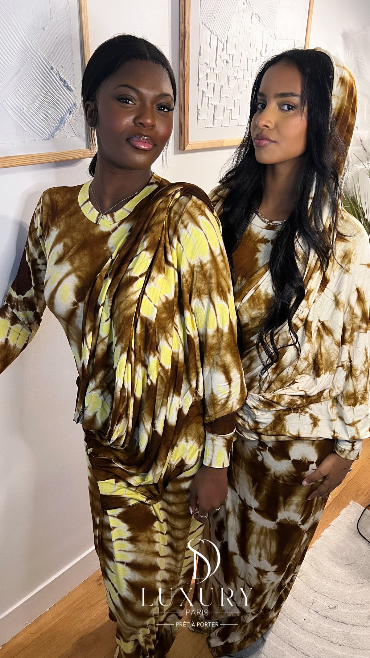 SAOUDIA DRESS | JAUNE/MARRON
