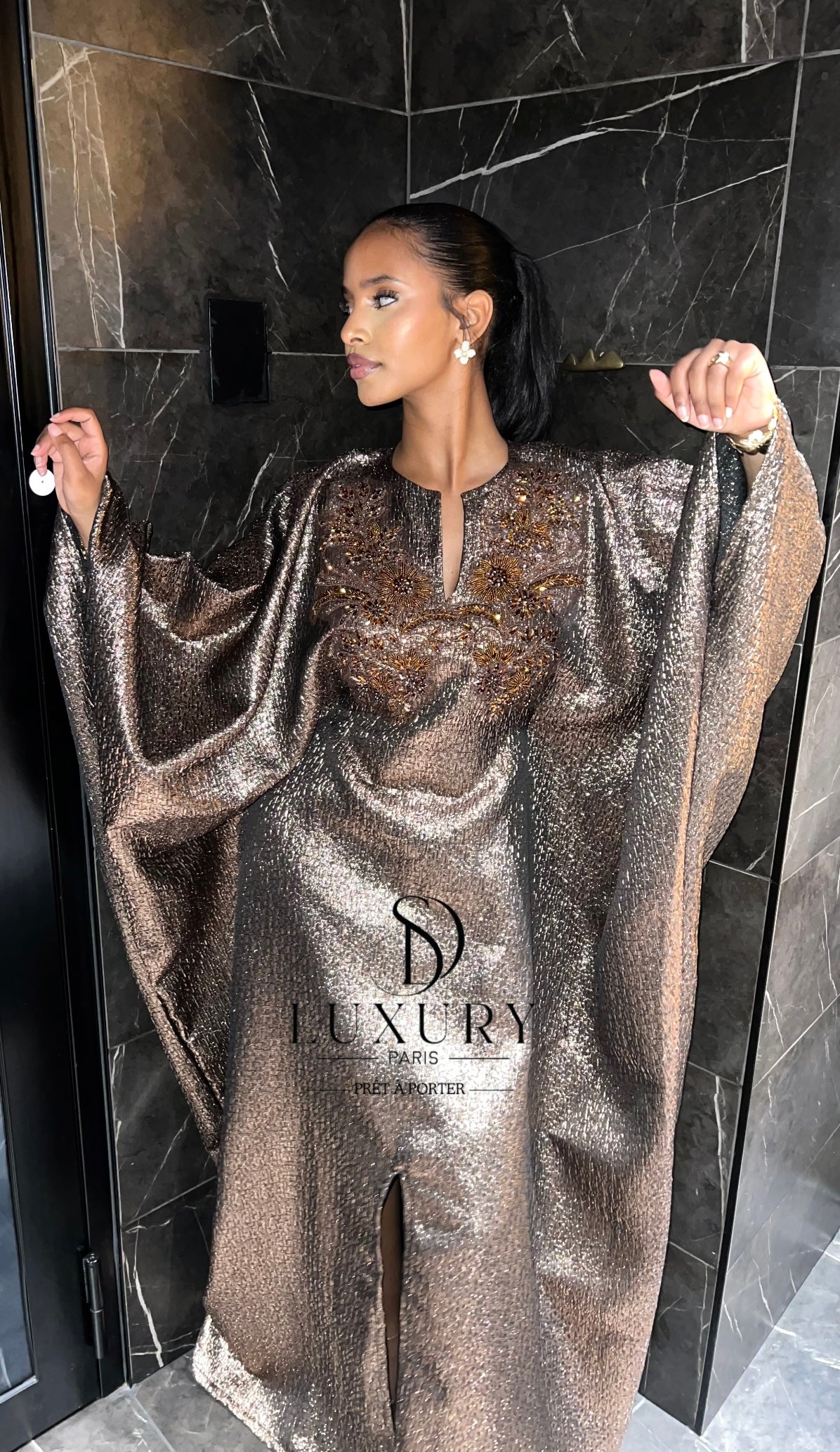 YOLANDA BÙBÙ | BROWN SHINY