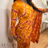 SAOUDIA DRESS | ORANGE/ROSE
