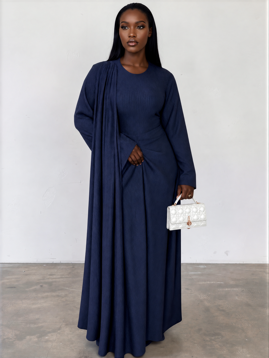 KEISHA DRESS | BLEU NUIT
