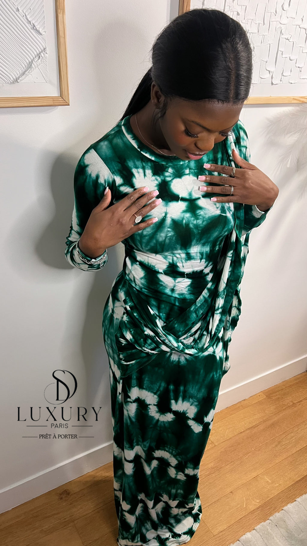 SAOUDIA DRESS | VERT