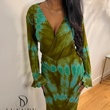 ZAYRA DRESS | VERT KAKI