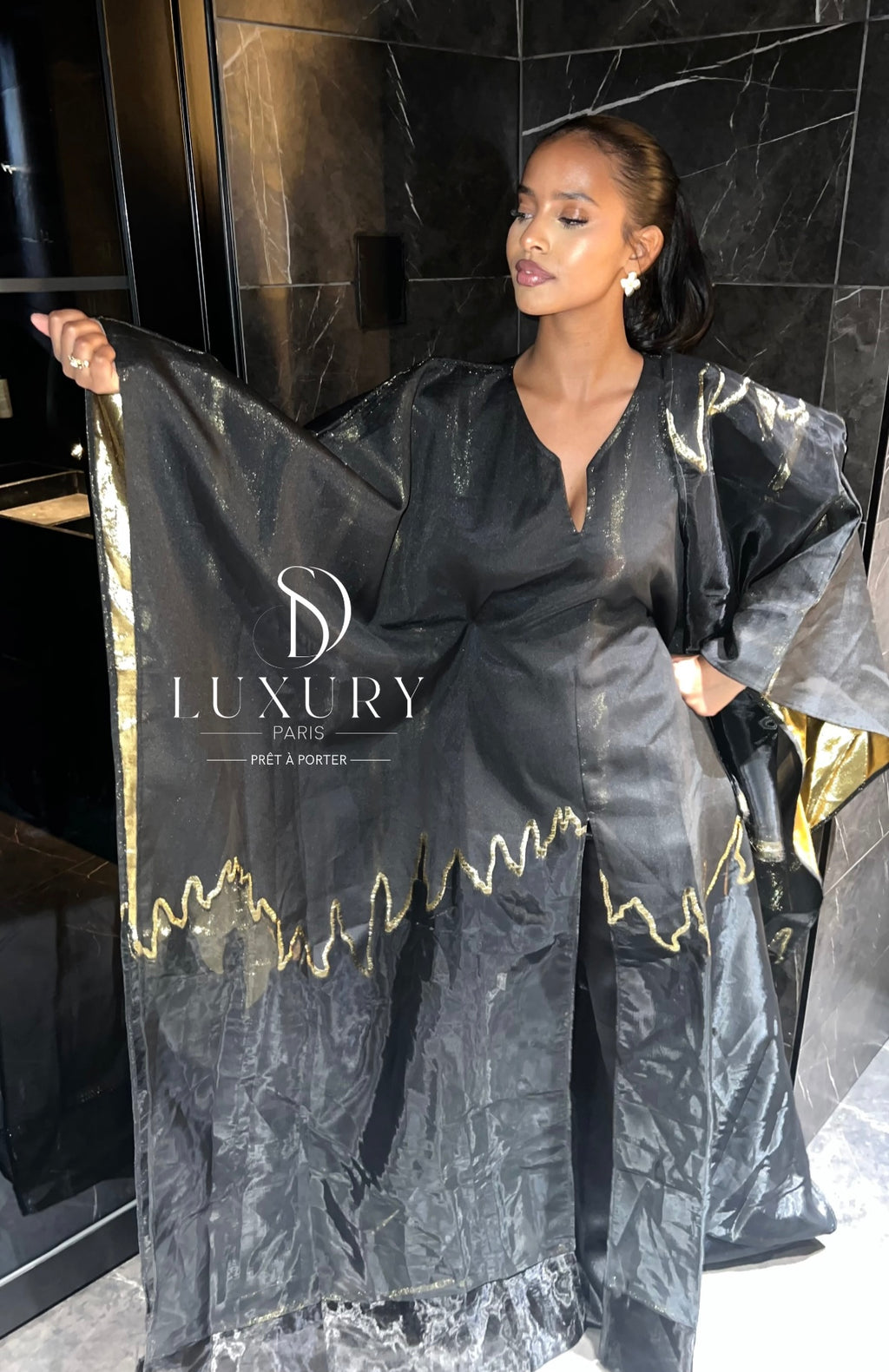 SET NIYA DRESS | NOIR (pantalon)