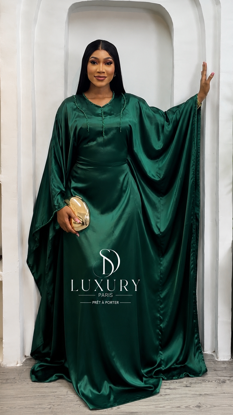 AMANI DRESS | VERT ÉMERAUDE