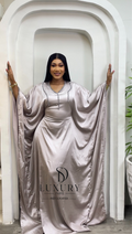 AMANI DRESS / BEIGE ARGENT
