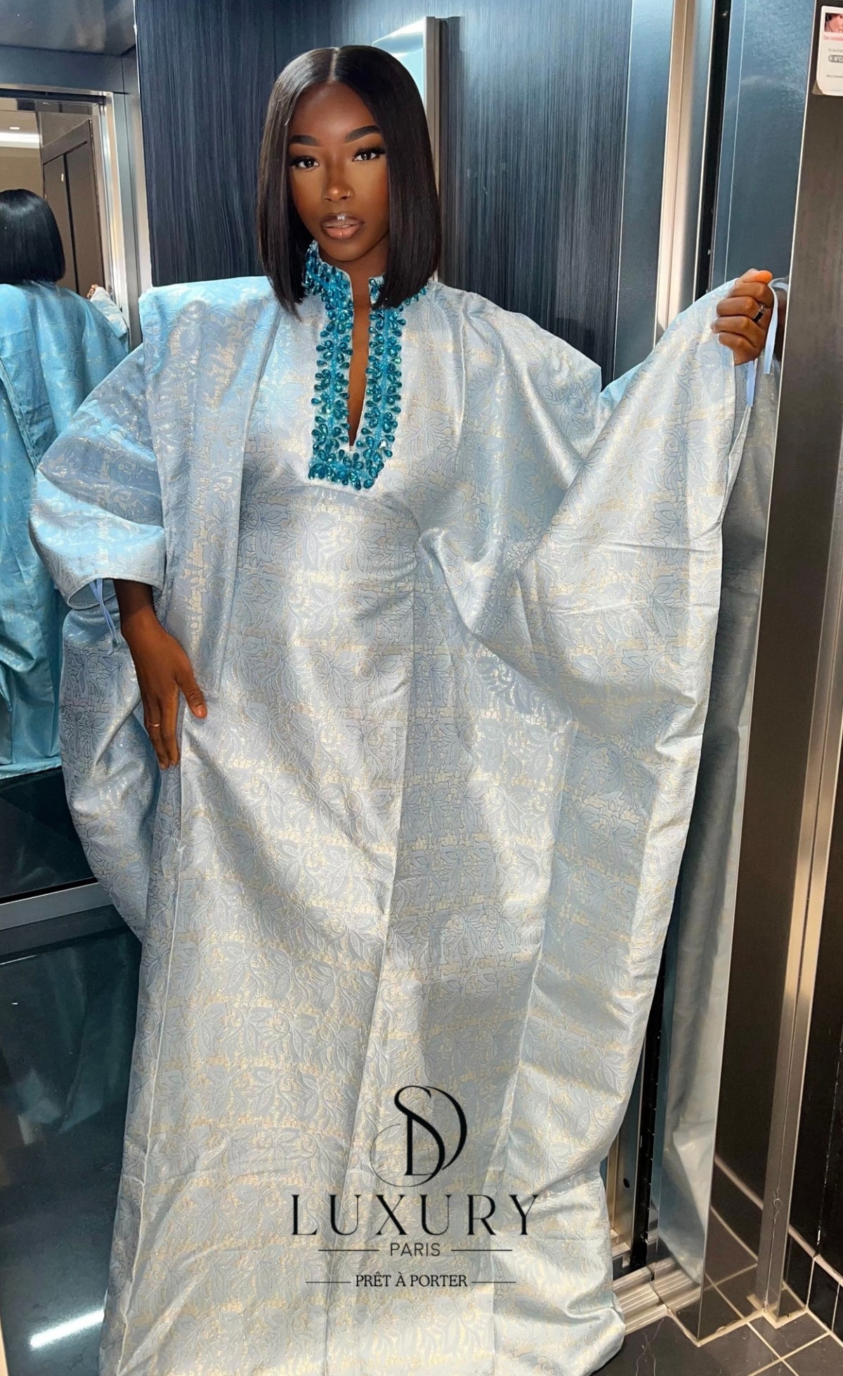 LUXURY BUBU | BLEU/ BEIGE