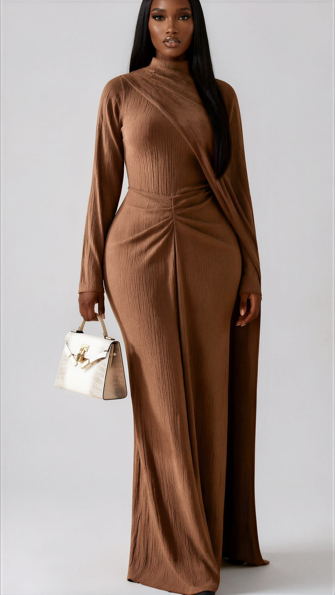 KEISHA DRESS |MARRON
