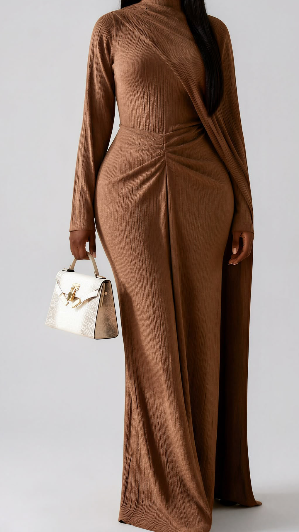 KEISHA DRESS |MARRON