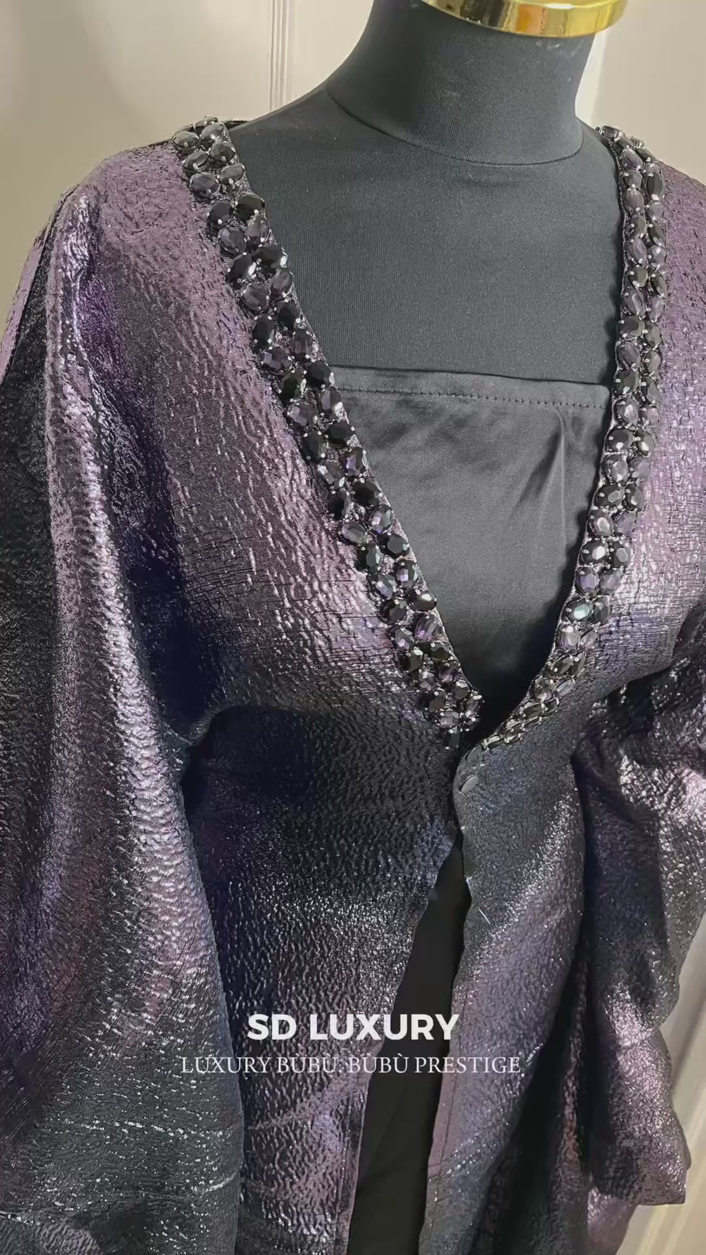 TIWA KIMONO SET | DARK PURPLE