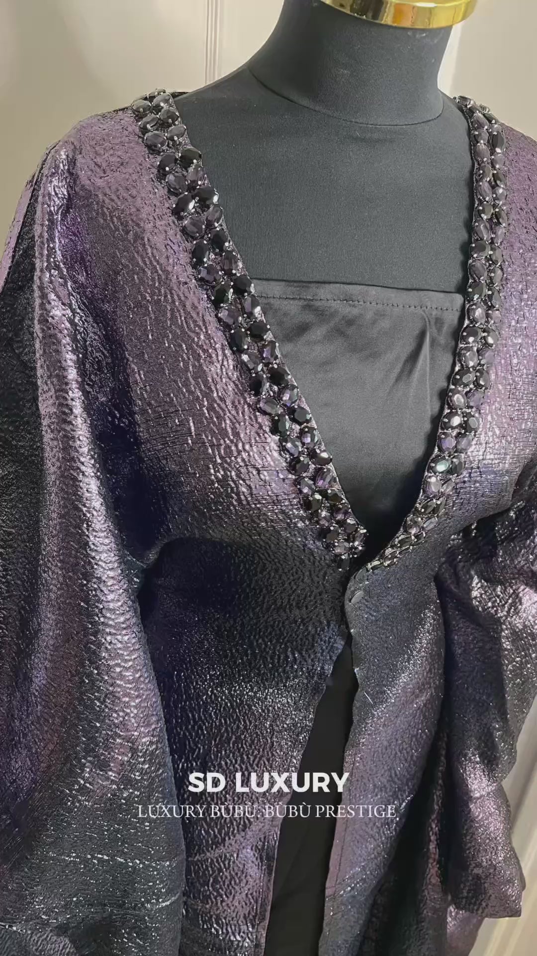 TIWA KIMONO SET | DARK PURPLE